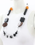 Angela Caputi Resin Multi Bead Necklace