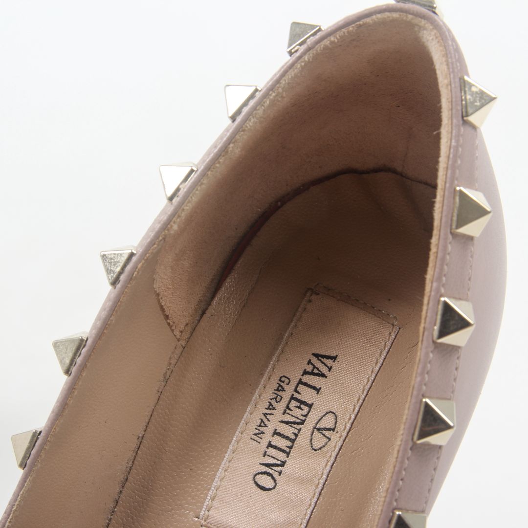 Valentino Leather Rockstud Pumps Size 37