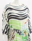 Daniela Gregis Linen Print Midi Dress One Size