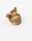 Yves Saint Laurent 'Arty' Cabachon Ring Size US 7