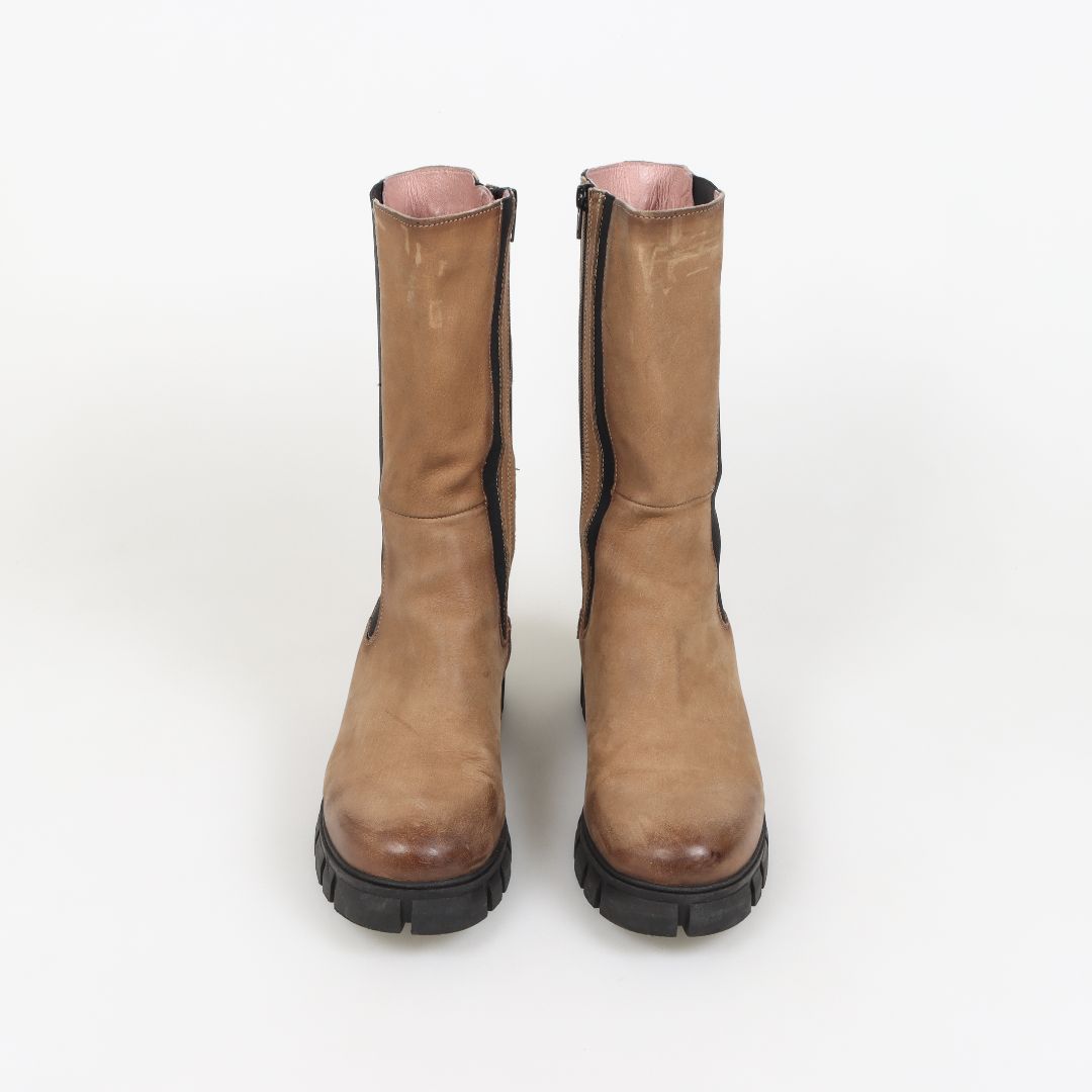 Felmini Leather Combat Boots Size 42