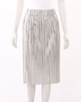 Isabel Marant Metallic Pleated Skirt Size FR 36 | AU 8