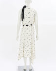 Proenza Schouler Silk Asymmetrical Midi Dress Size US 4 | AU 8