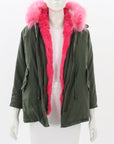 Mode & Affaire Faux Fur Lined Hooded Jacket Girls AU 10
