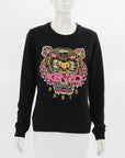 Kenzo Embroidered Tiger Logo Sweatshirt Size Large