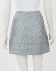Oroton Metallic Tweed Mini Skirt Size 12