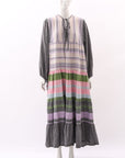 Pearl & Caviar Zakar Stripe Maxi Dress Size M/L