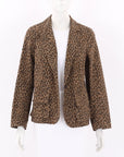 Nili Lotan Addison Leopard Print Jacket Size US 6 | AU 10