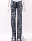 Joseph Silk Snake Print Pyjama Pant Size FR 36 | AU 8
