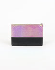 Celine Iridescent and Leather Clutch