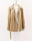 Joseph Silk Blend Belted Jacket Size 38 | AU 10