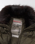 Prada Fur Trim Puffer Jacket Size IT 38 | AU 6