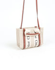 Chloe Mini Canvas Woody Satchel