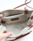 Chloe Mini Canvas Woody Satchel
