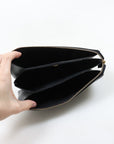 Celine Leather Trio Clutch