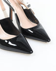 Christian Dior Patent Leather J'adior Slingback Pumps Size 37