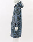 Ganni Printed Waterproof Raincoat Size 34 | AU 6