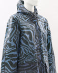 Ganni Printed Waterproof Raincoat Size 34 | AU 6