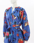 Chufy Floral Cotton/Silk Dress Size S