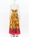 Zimmermann 'Ginger' Strapless Linen Dress Size 3