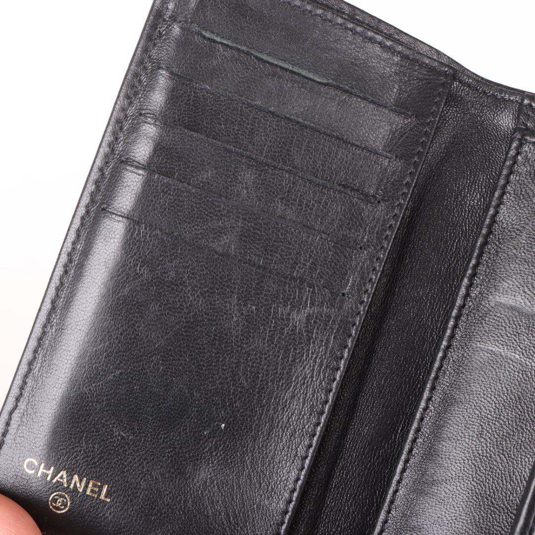 Chanel Lambskin Boy Flap Wallet