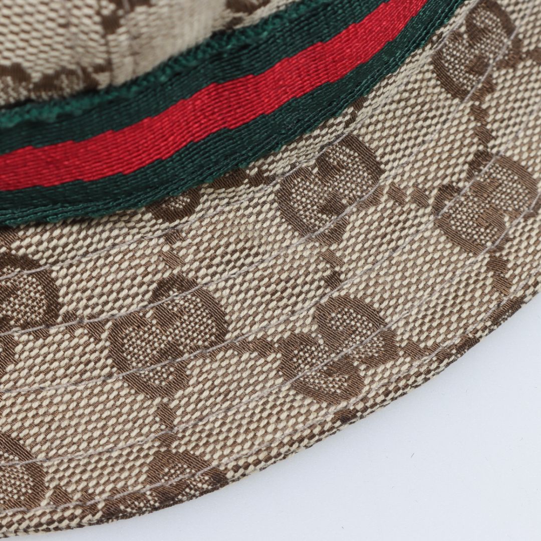 Gucci Child&#39;s GG Canvas Bucket Hat Size L