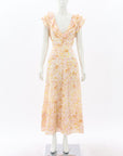 Poupette St Barth 'Della' Floral Maxi Dress Size M