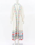 Farm Rio Graphic Embroidery Maxi Dress Size Small