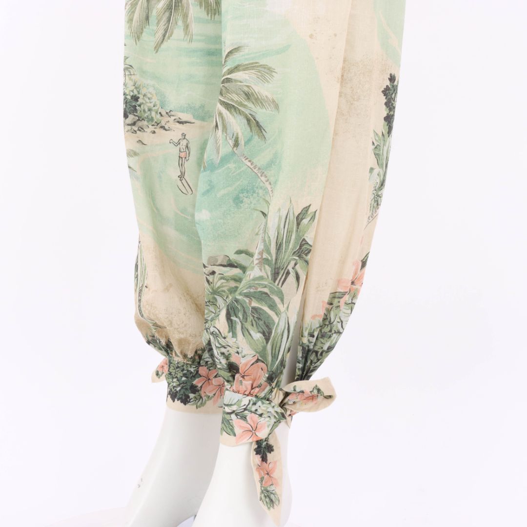 Zimmermann &#39;Vacay&#39; Tied Track Pant Size 8