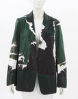 Dries Van Noten Tie Dye Cotton Blazer Size 34 | AU 6