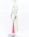 Farm Rio Macaw Embroidered Maxi Dress Size Small