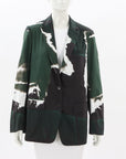 Dries Van Noten Tie Dye Cotton Blazer Size 34 | AU 6