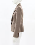 Scanlan Theodore Wool Herringbone Blazer Size 8