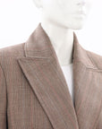 Scanlan Theodore Wool Herringbone Blazer Size 8