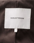 Scanlan Theodore Wool Herringbone Blazer Size 8