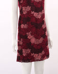 Burberry Embroidered Lace Shift Dress Size UK 4