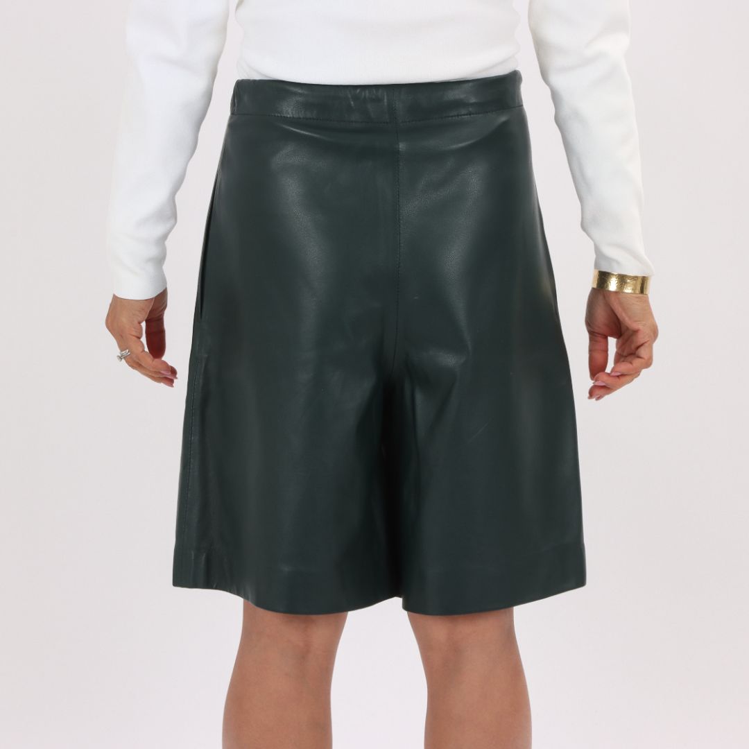 Scanlan Theodore Leather Burmuda Shorts Extra Small