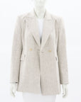 Scanlan Theodore Linen Double Breasted Jacket Size 8