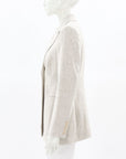 Scanlan Theodore Linen Double Breasted Jacket Size 8