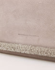 Brunello Cucinelli Shearling Medium City Bag