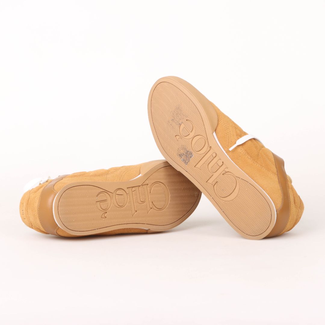 Chloe Suede Kick Sneakers Size 39