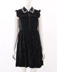 Miu Miu Velvet Embellished Mini Dress Size IT 38 | AU 6