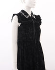 Miu Miu Velvet Embellished Mini Dress Size IT 38 | AU 6