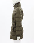 Prada Fur Trim Puffer Jacket Size IT 38 | AU 6