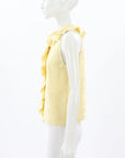 Chanel Silk Ruffle Blouse Size FR 38 | AU 10