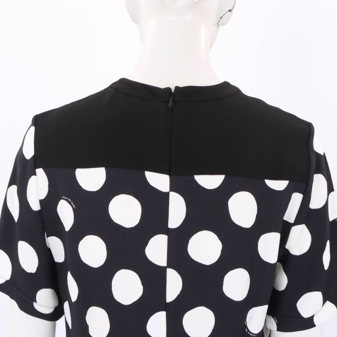 Marni Polka Dot Cady Midi Dress Size IT 42 | AU 10
