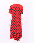 Marni Polka Dot Cady Midi Dress Size IT 44 | AU 12