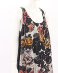 Dries Van Noten Sleeveless Floral Midi Dress (as is-pulls) 40 | AU 12