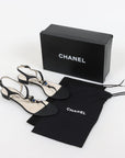 Chanel Leather T Strap Flat Sandals Size 40