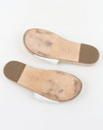 Chanel 2020 CC Crystal Espadrille Slides Size 35